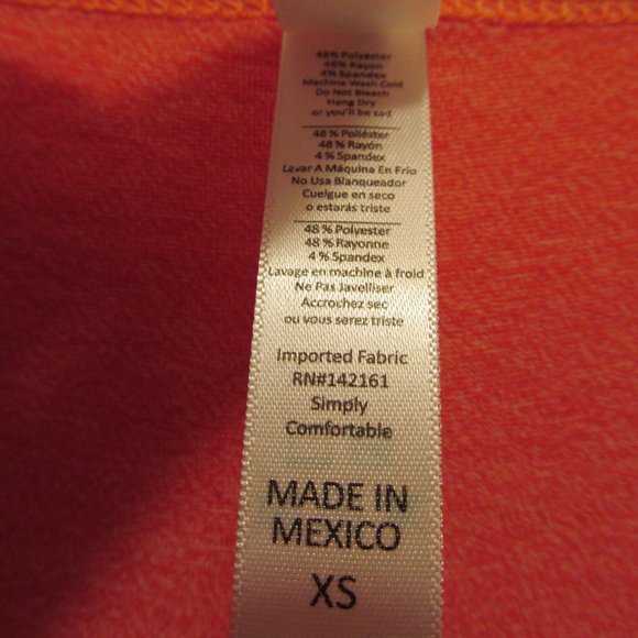 LuLaRoe Coral Perfect T Top Size XS - Picture 4 of 8